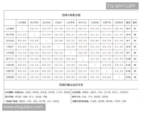 南京乒乓球队在城市联赛积分榜上以96分稳居第一名展现强大实力